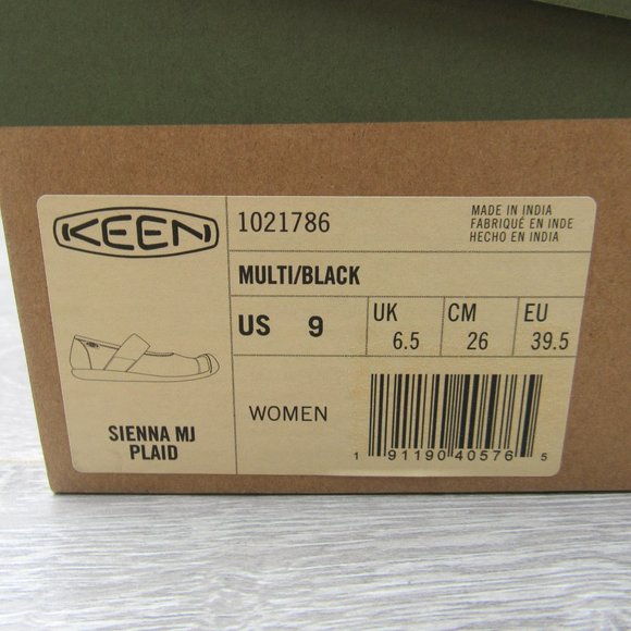 Keen Sienna Mary Jane Flats Womens Size 9 Plaid - Picture 8 of 8